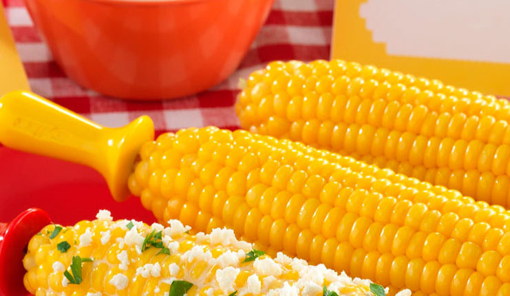 Mazorca al horno con mantequilla