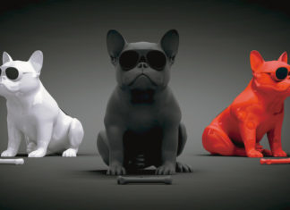 Un perro muy envolvente