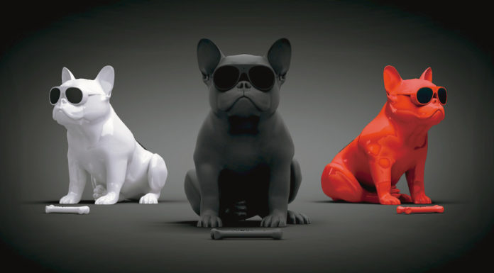 Un perro muy envolvente