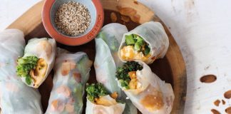 Rollitos de brócoli al horno