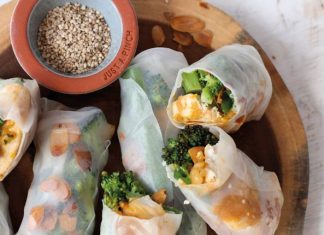 Rollitos de brócoli al horno