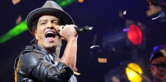 Bruno Mars prepara su concierto en Colombia