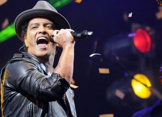 Bruno Mars prepara su concierto en Colombia