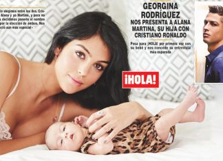 Por fin conocemos a la hermosa hija de Georgina y Cristiano. Alana Martina