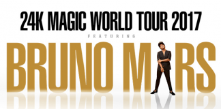 Escuche las canciones del 24K Magic World Tour de Bruno Mars