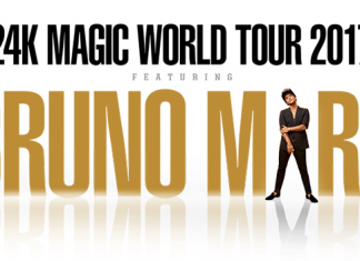 Escuche las canciones del 24K Magic World Tour de Bruno Mars