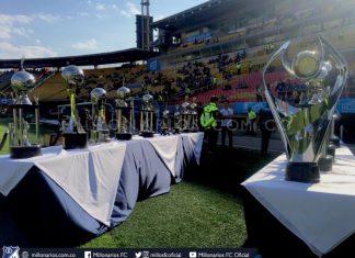 Hinchas de Nacional se burlan de los títulos de Millonarios