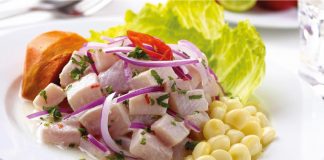 Ceviche casero del Perú