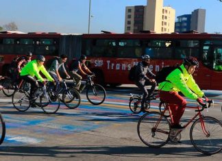 100 kilómetros de Ciclovía para jornada del Día sin Carro