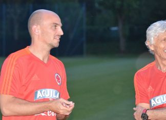 Esteban Cambiasso se unió a la Selección Colombia en Italia
