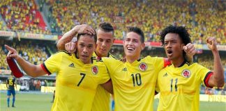 Selección Colombia se prepara en Bogotá