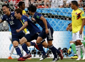Colombia no superó a Japón en su debut y perdió 1-2