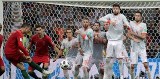Cristiano Ronaldo brilla y Portugal empata a 3 goles con España