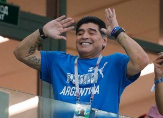 ¿Qué sucedió con Diego Maradona en el partido ante Nigeria?