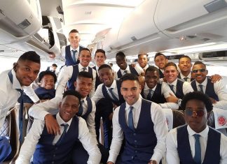 La selección ya llegó a Rusia