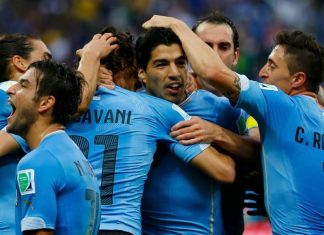 Uruguay, primera selección CONMEBOL clasificada a Octavos de final en Rusia2018