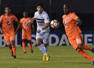 Millonarios empató 1-1 en Asunción y puso un pie en la siguiente ronda de Sudamericana