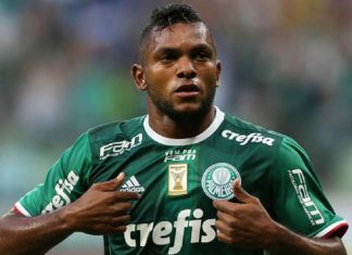 Miguel Ángel Borja y el problema en Palmeiras