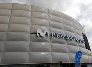 Pruebas antes de inaugurar el Movistar Arena