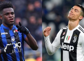 Duván Zapata 2-0 Cristiano Ronaldo