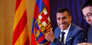 Jeison Murillo podría debutar hoy con el FC Barcelona