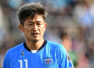 Miura, el futbolista activo más viejo del mundo