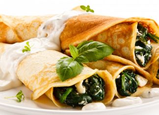#Aprende: Crepes rellenos de espinaca y queso