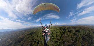 Suspenden actividades deportivas de parapente