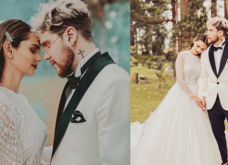 David Escobar “Dim” y Danielle Arciniegas se casaron el pasado fin de semana en Llano Grande, Antioquia