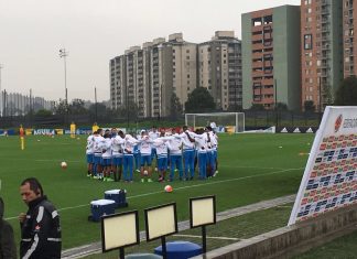 Selección Colombia sigue preparándose en Bogotá