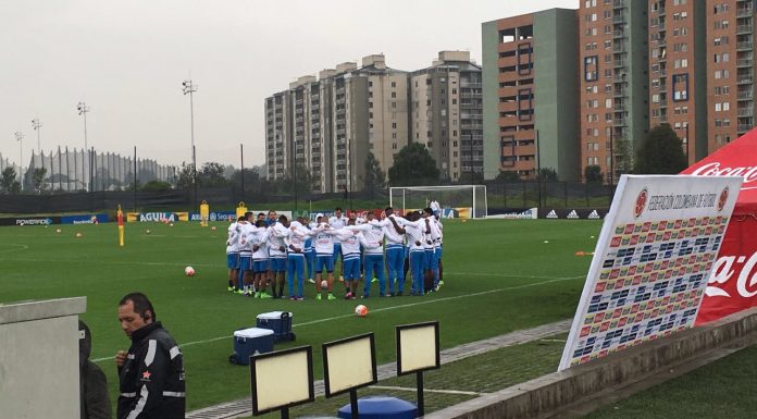 Selección Colombia sigue preparándose en Bogotá