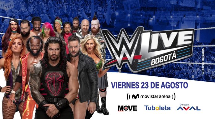 Definidas las peleas de WWE en Bogotá