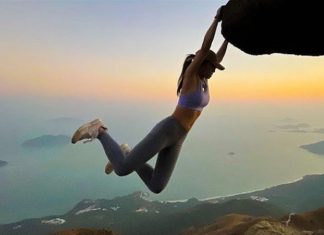 Influencer murió por tomarse una selfie en un acantilado Influencer murió por tomarse una selfie en un acantilado