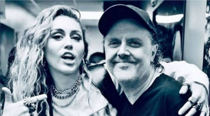Metallica y Miley Cyrus presentaron en vivo “Nothing Else Matters” Metallica y Miley Cyrus