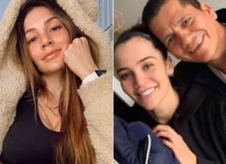 Papá de Lina Tejeiro investigado por drogas Lina Tejeiro y su papa