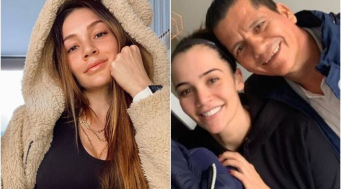 Papá de Lina Tejeiro investigado por drogas Lina Tejeiro y su papa