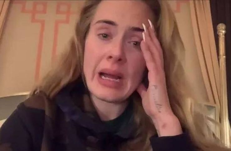 Adele rompe en llanto por la cancelación de sus conciertos Adele rompe en llanto por la cancelación de sus conciertos
