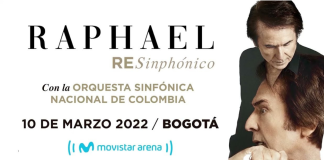 Raphael cantará con un toque colombiano concierto raphael