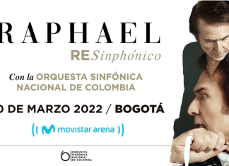 Raphael cantará con un toque colombiano concierto raphael