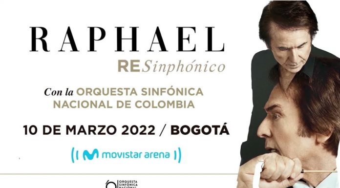 Raphael cantará con un toque colombiano concierto raphael