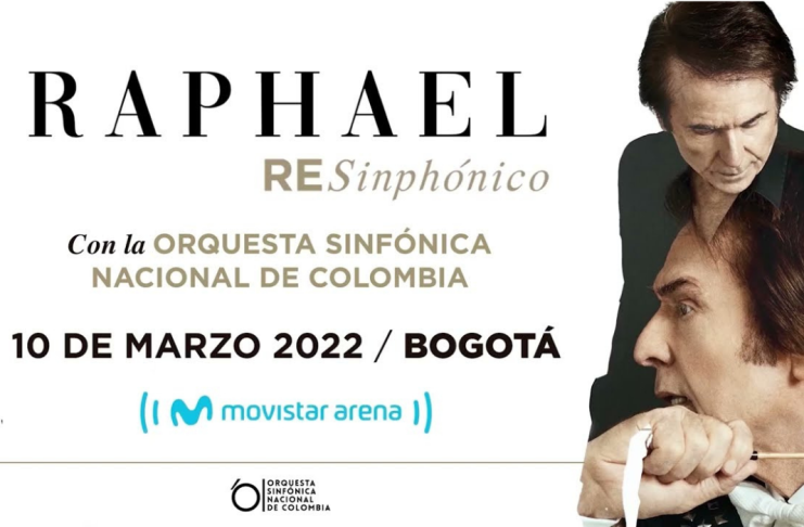 Raphael cantará con un toque colombiano concierto raphael