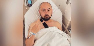 Ricardo Quevedo publicó una foto en el hospital Ricardo Quevedo publicó una foto en el hospital