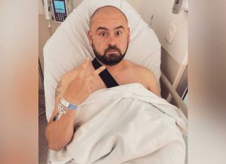 Ricardo Quevedo publicó una foto en el hospital Ricardo Quevedo publicó una foto en el hospital