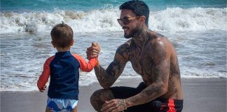 Mateo Carvajal se metió un susto impresionante al jugar con su hijo mateo carvajal