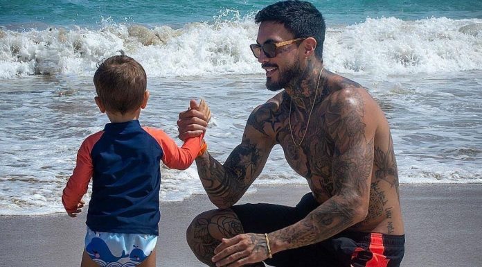 Mateo Carvajal se metió un susto impresionante al jugar con su hijo mateo carvajal