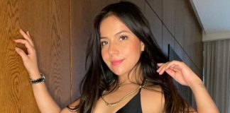 ¡Qué calor! Aida Cortés posó con pequeña lencería de piedras aida