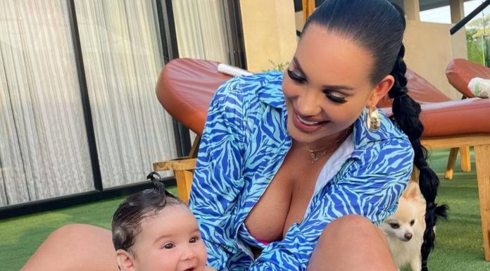 ¿Reconciliación? Mamá de Lowe León fue a la fiesta de la hija de La Valdiri Mamá