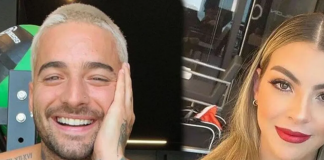 Maluma le chantó mero beso a su novia en los Billboard 2022 Maluma