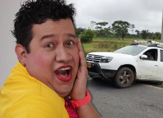 ‘Piroberta’ tuvo tremendo accidente de tránsito Piroberta