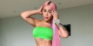 Foto: Yina Calderón y su parecido look de Grinch Yina Calderón